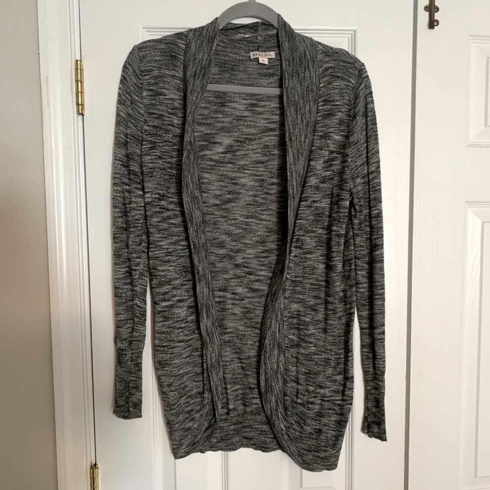 Merona Heather Grey Cardigan sweater